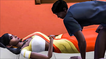 Indian step-brother and step-sister on vacation at the sea after coming in, they go to bed and stepbrother wakes up very hot, and he masturbates and goes to his bedroom room. 1